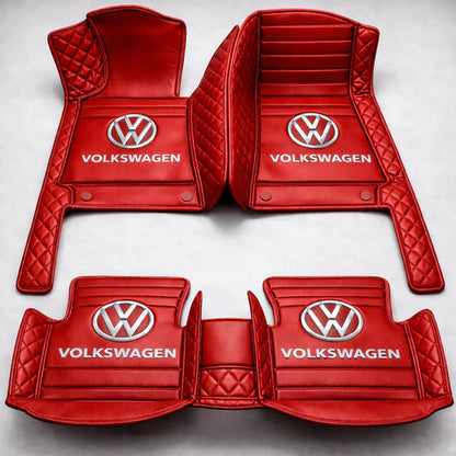 Prémium autószőnyegek PVC és műbőr kivitelben, minden időjáráshoz, vízálló kialakítással – komplett első és hátsó szett