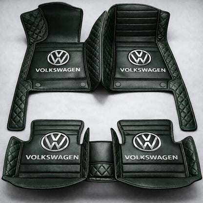 Prémium autószőnyegek PVC és műbőr kivitelben, minden időjáráshoz, vízálló kialakítással – komplett első és hátsó szett