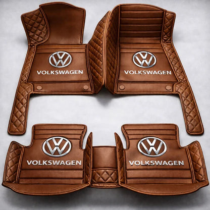 Prémium autószőnyegek PVC és műbőr kivitelben, minden időjáráshoz, vízálló kialakítással – komplett első és hátsó szett