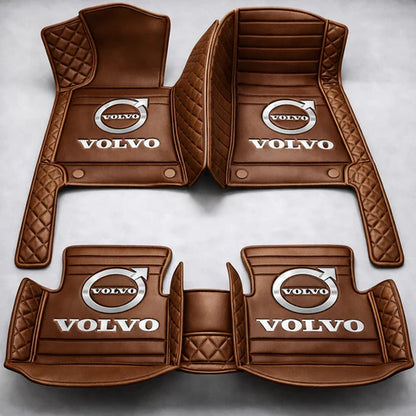 Prémium autószőnyegek PVC és műbőr kivitelben, minden időjáráshoz, vízálló kialakítással – komplett első és hátsó szett