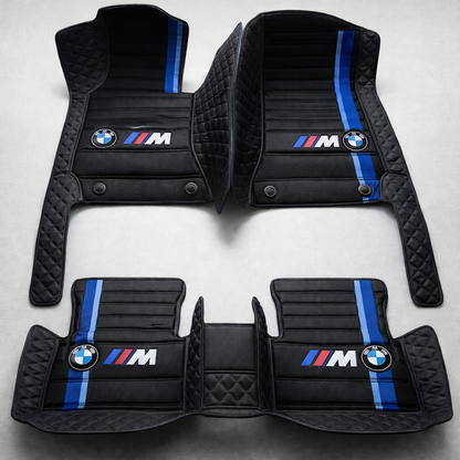 Prémium autószőnyegek PVC és műbőr kivitelben, minden időjáráshoz, vízálló kialakítással – komplett első és hátsó szett