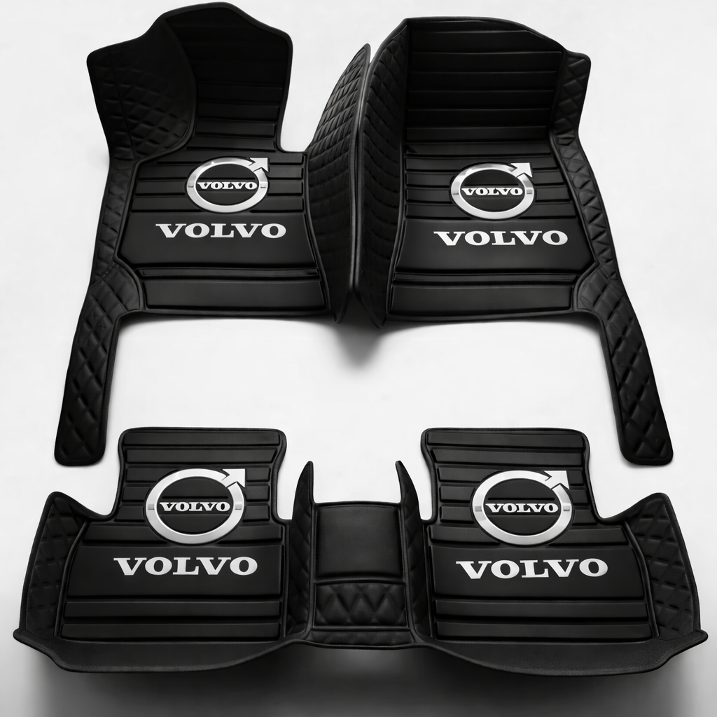 Prémium autószőnyegek PVC és műbőr kivitelben, minden időjáráshoz, vízálló kialakítással – komplett első és hátsó szett