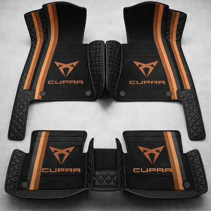 Prémium autószőnyegek PVC és műbőr kivitelben, minden időjáráshoz, vízálló kialakítással – komplett első és hátsó szett