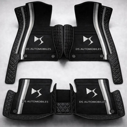 Prémium autószőnyegek PVC és műbőr kivitelben, minden időjáráshoz, vízálló kialakítással – komplett első és hátsó szett