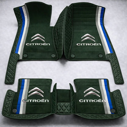 Prémium autószőnyegek PVC és műbőr kivitelben, minden időjáráshoz, vízálló kialakítással – komplett első és hátsó szett