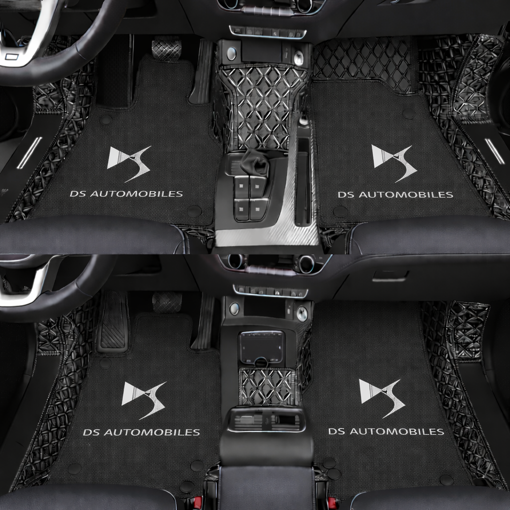 Prémium autószőnyegek PVC és műbőr kivitelben, minden időjáráshoz, vízálló kialakítással – komplett első és hátsó szett