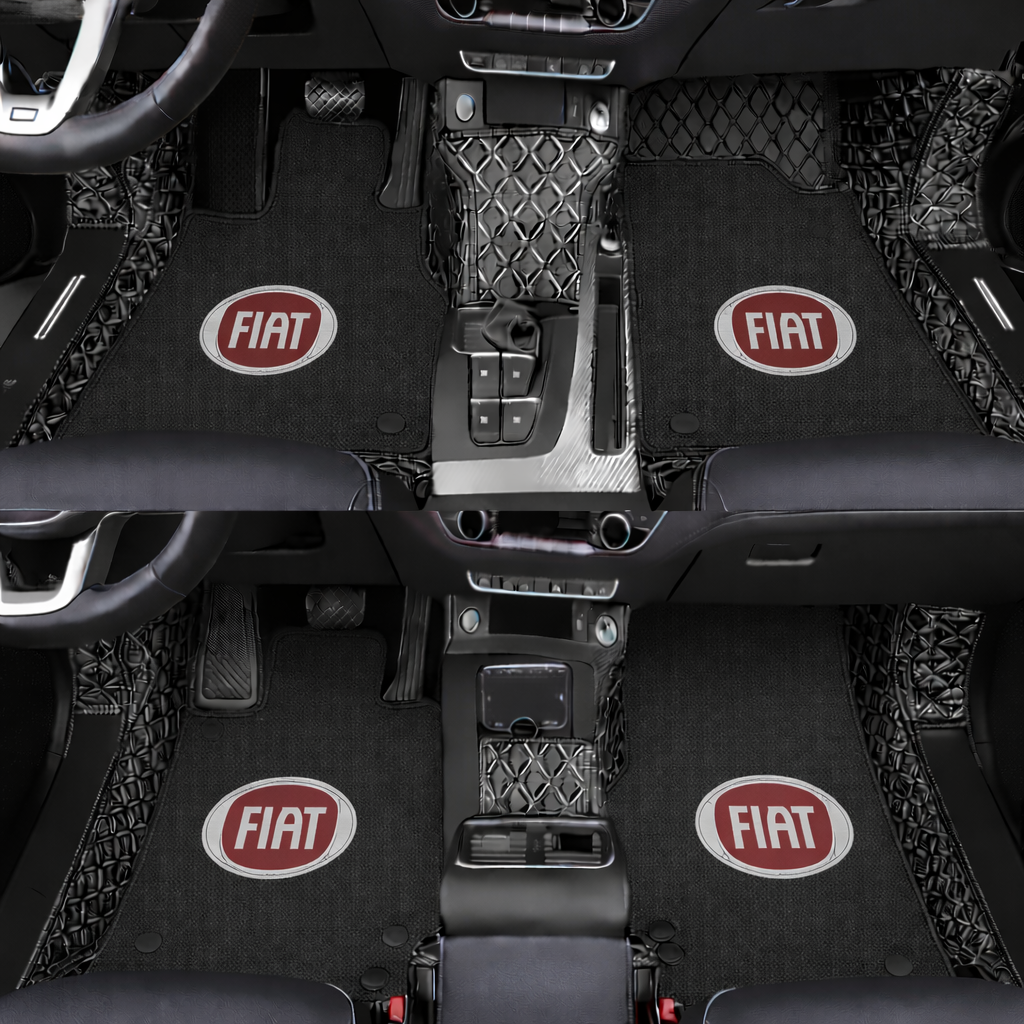 Prémium autószőnyegek PVC és műbőr kivitelben, minden időjáráshoz, vízálló kialakítással – komplett első és hátsó szett