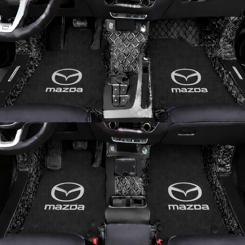 Prémium autószőnyegek PVC és műbőr kivitelben, minden időjáráshoz, vízálló kialakítással – komplett első és hátsó szett