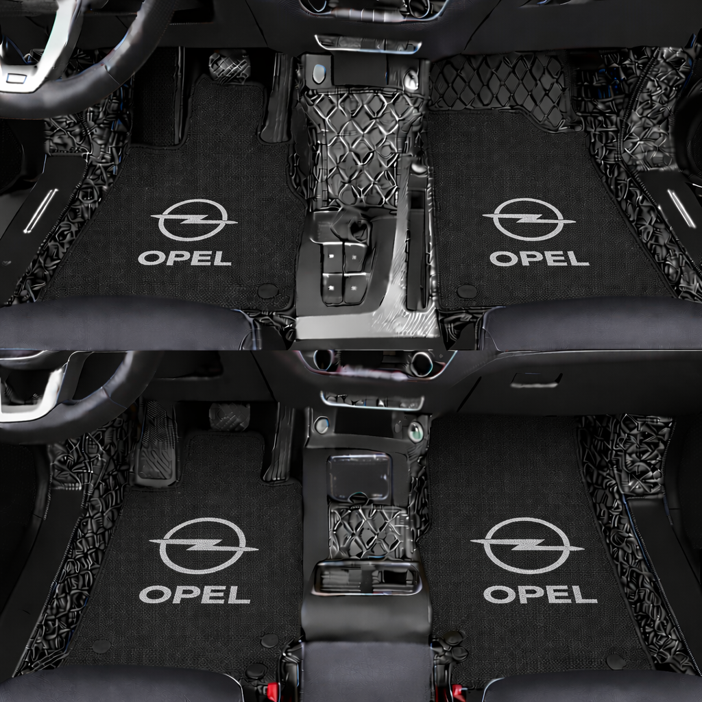 Prémium autószőnyegek PVC és műbőr kivitelben, minden időjáráshoz, vízálló kialakítással – komplett első és hátsó szett