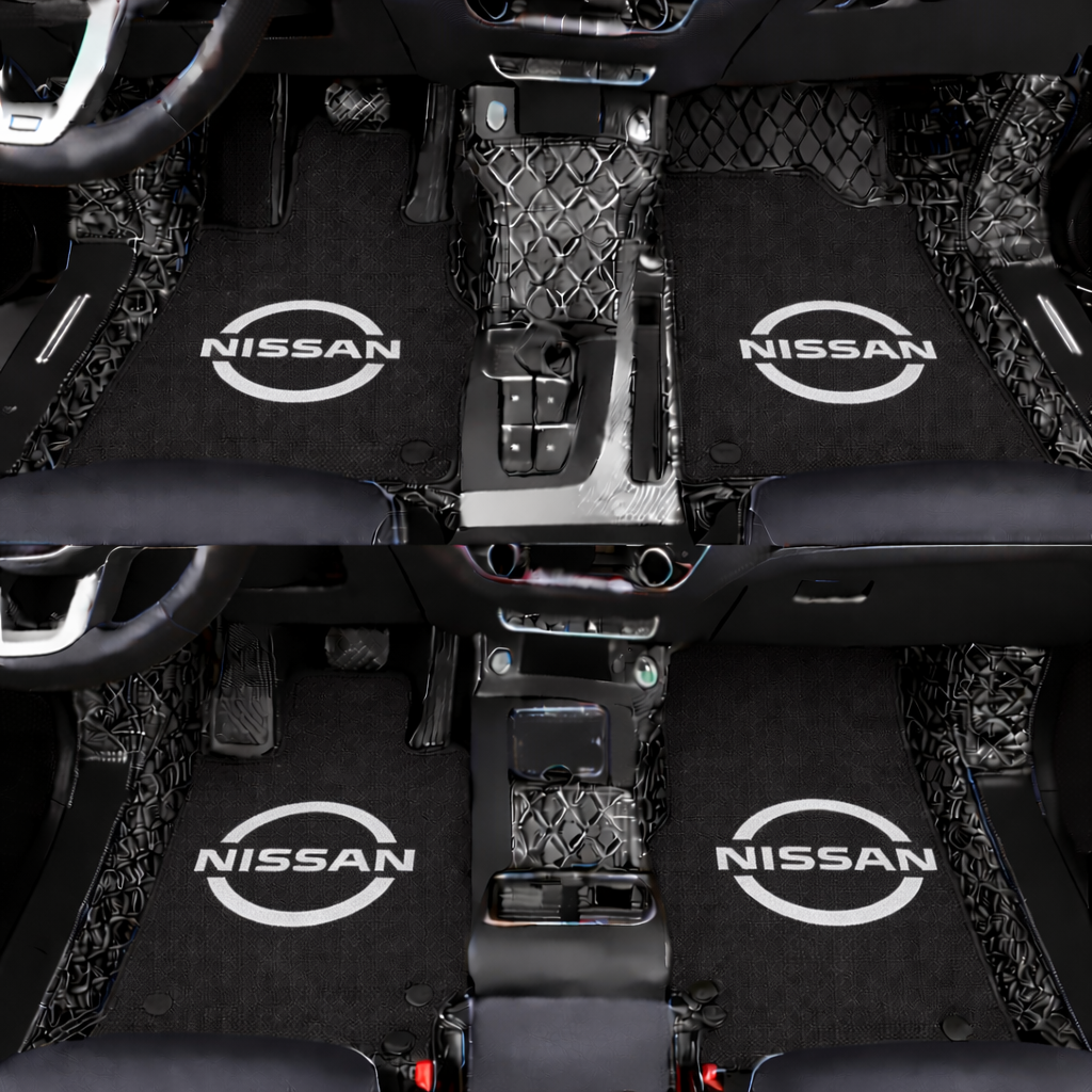 Prémium autószőnyegek PVC és műbőr kivitelben, minden időjáráshoz, vízálló kialakítással – komplett első és hátsó szett