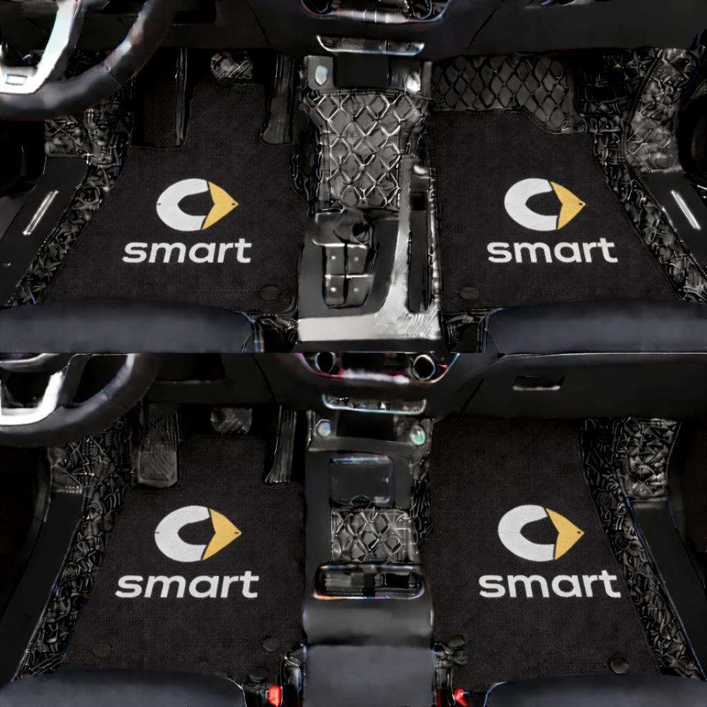 Prémium autószőnyegek PVC és műbőr kivitelben, minden időjáráshoz, vízálló kialakítással – komplett első és hátsó szett