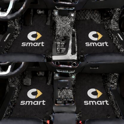 Prémium autószőnyegek PVC és műbőr kivitelben, minden időjáráshoz, vízálló kialakítással – komplett első és hátsó szett