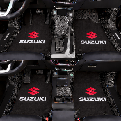 Prémium autószőnyegek PVC és műbőr kivitelben, minden időjáráshoz, vízálló kialakítással – komplett első és hátsó szett