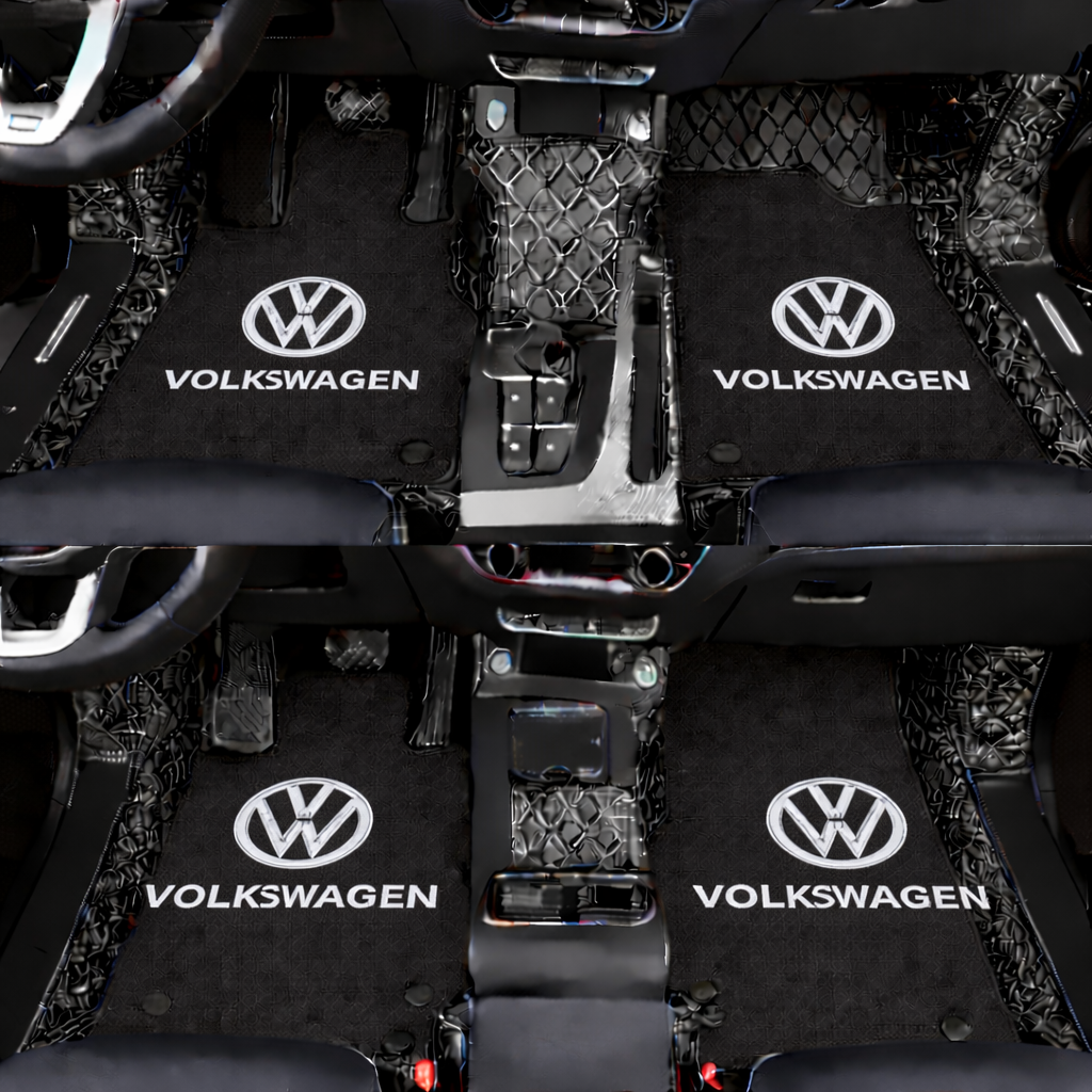 Prémium autószőnyegek PVC és műbőr kivitelben, minden időjáráshoz, vízálló kialakítással – komplett első és hátsó szett