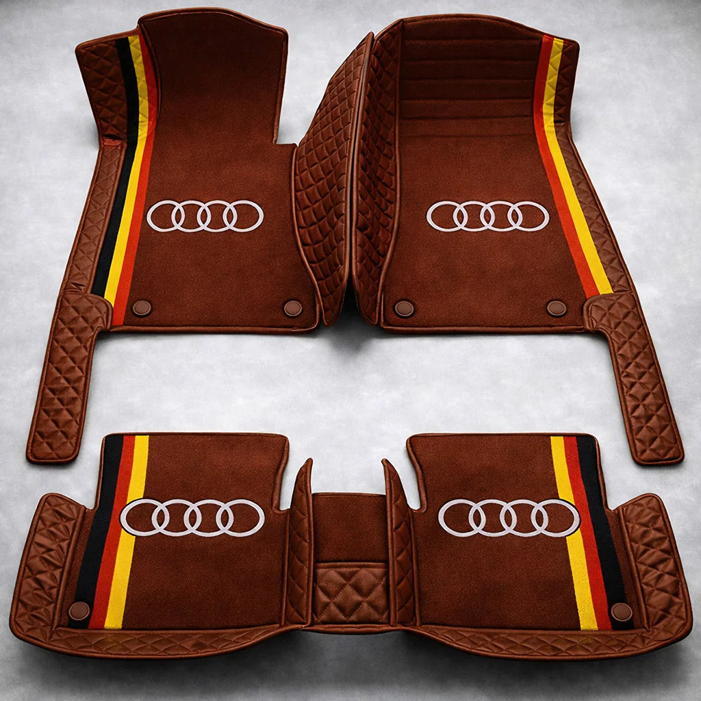 Prémium autószőnyegek PVC és műbőr kivitelben, minden időjáráshoz, vízálló kialakítással – komplett első és hátsó szett