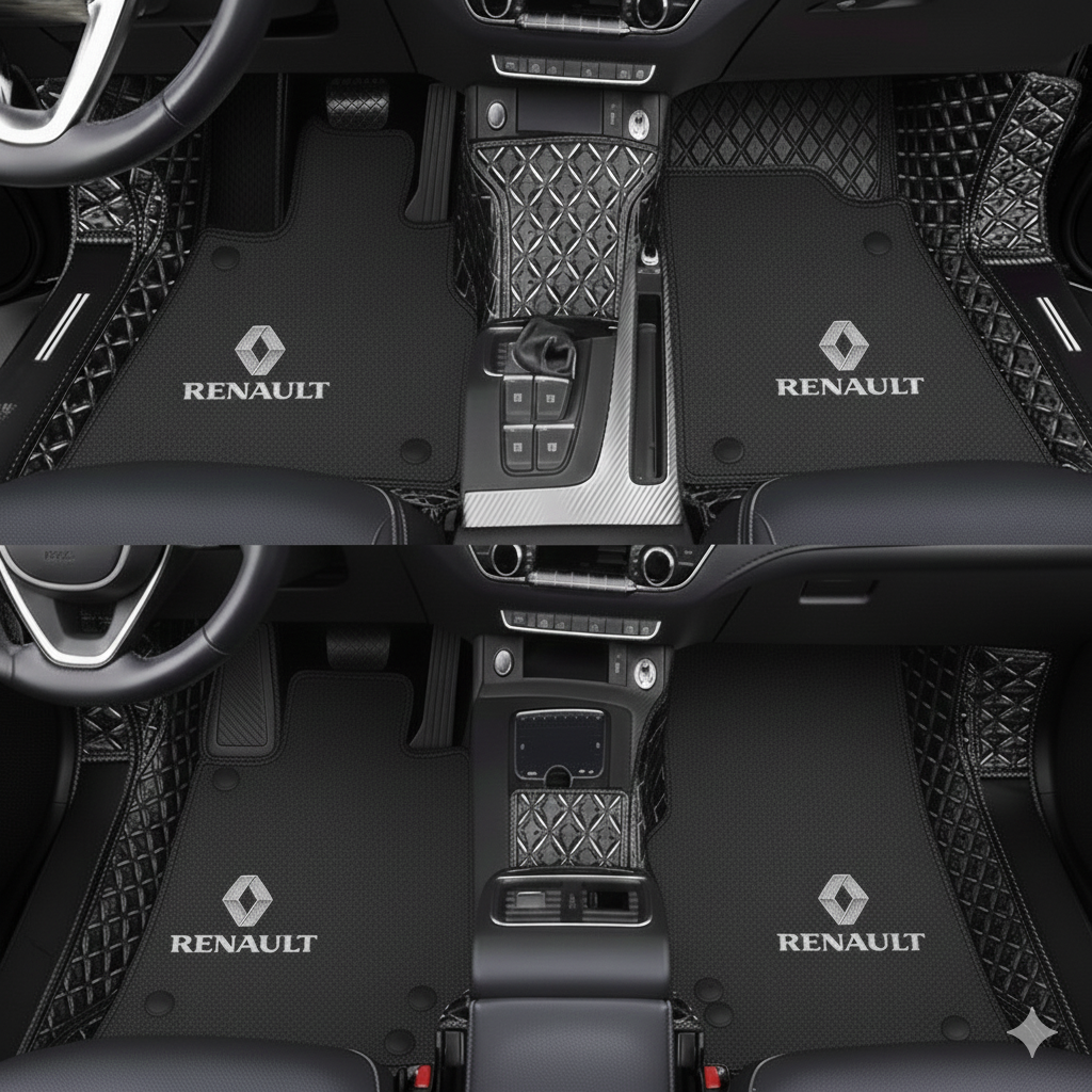 Prémium autószőnyegek PVC és műbőr kivitelben, minden időjáráshoz, vízálló kialakítással – komplett első és hátsó szett