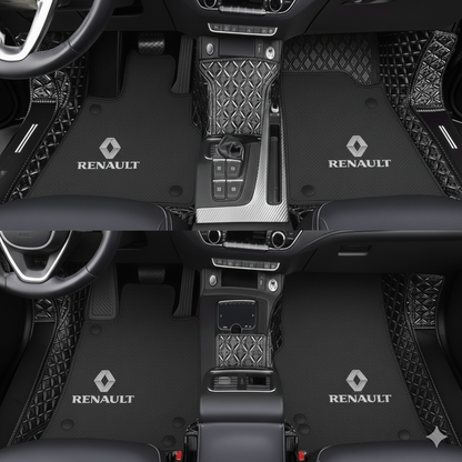 Prémium autószőnyegek PVC és műbőr kivitelben, minden időjáráshoz, vízálló kialakítással – komplett első és hátsó szett