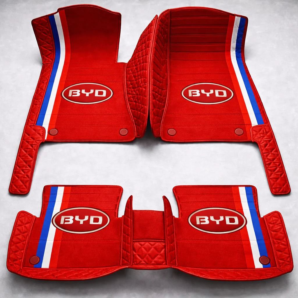 Prémium autószőnyegek PVC és műbőr kivitelben, minden időjáráshoz, vízálló kialakítással – komplett első és hátsó szett