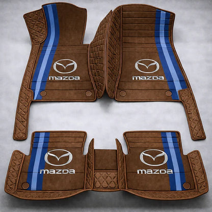 Prémium autószőnyegek PVC és műbőr kivitelben, minden időjáráshoz, vízálló kialakítással – komplett első és hátsó szett