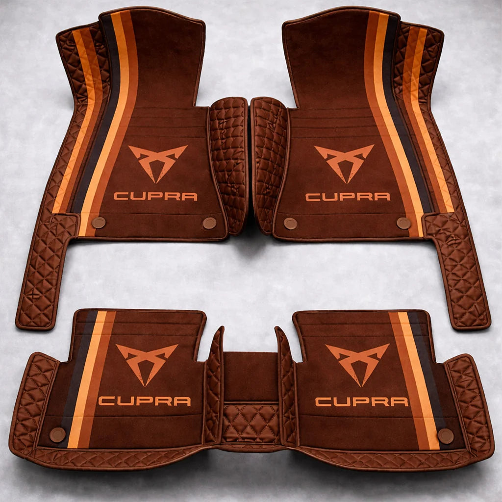 Prémium autószőnyegek PVC és műbőr kivitelben, minden időjáráshoz, vízálló kialakítással – komplett első és hátsó szett