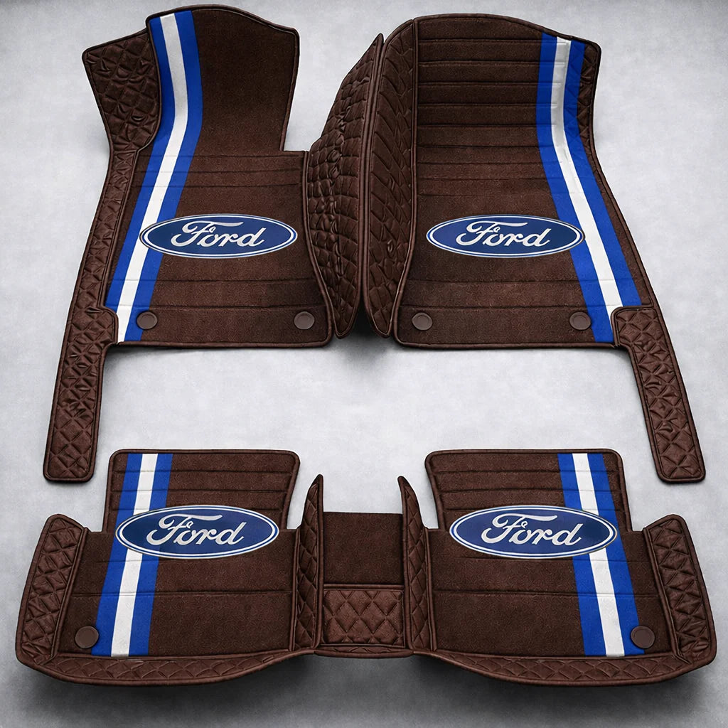 Prémium autószőnyegek PVC és műbőr kivitelben, minden időjáráshoz, vízálló kialakítással – komplett első és hátsó szett