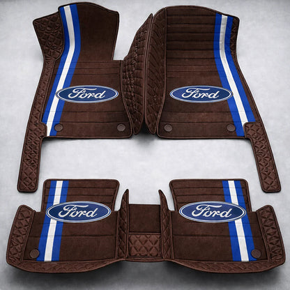 Prémium autószőnyegek PVC és műbőr kivitelben, minden időjáráshoz, vízálló kialakítással – komplett első és hátsó szett