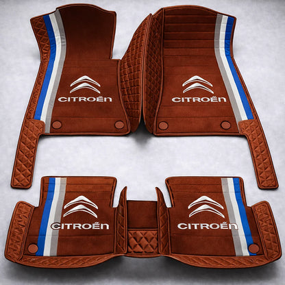 Prémium autószőnyegek PVC és műbőr kivitelben, minden időjáráshoz, vízálló kialakítással – komplett első és hátsó szett