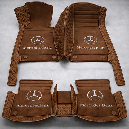 Prémium autószőnyegek PVC és műbőr kivitelben, minden időjáráshoz, vízálló kialakítással – komplett első és hátsó szett