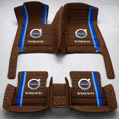 Prémium autószőnyegek PVC és műbőr kivitelben, minden időjáráshoz, vízálló kialakítással – komplett első és hátsó szett