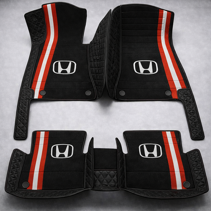 Prémium autószőnyegek PVC és műbőr kivitelben, minden időjáráshoz, vízálló kialakítással – komplett első és hátsó szett