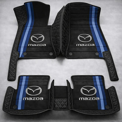 Prémium autószőnyegek PVC és műbőr kivitelben, minden időjáráshoz, vízálló kialakítással – komplett első és hátsó szett