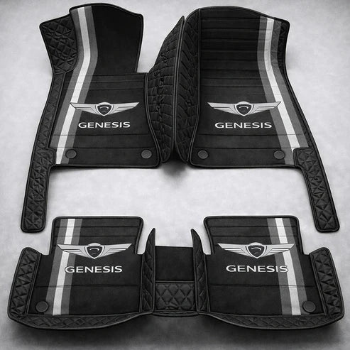 Prémium autószőnyegek PVC és műbőr kivitelben, minden időjáráshoz, vízálló kialakítással – komplett első és hátsó szett