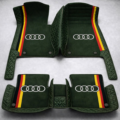 Prémium autószőnyegek PVC és műbőr kivitelben, minden időjáráshoz, vízálló kialakítással – komplett első és hátsó szett