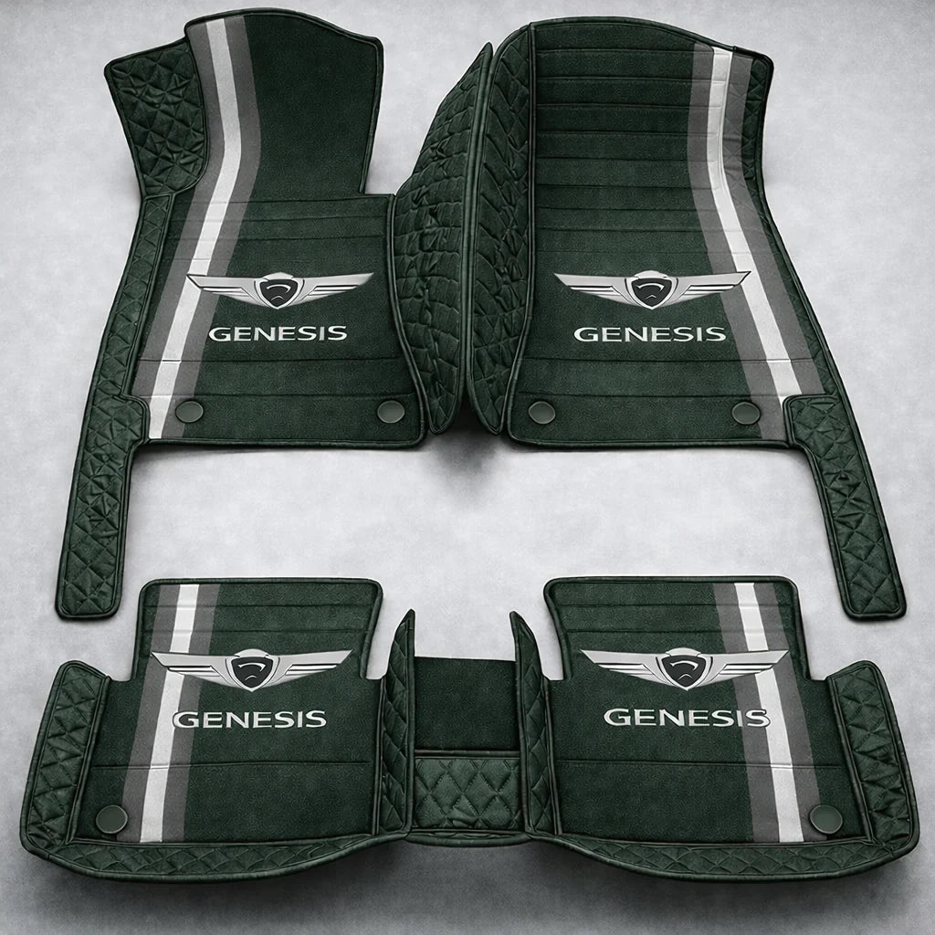 Prémium autószőnyegek PVC és műbőr kivitelben, minden időjáráshoz, vízálló kialakítással – komplett első és hátsó szett