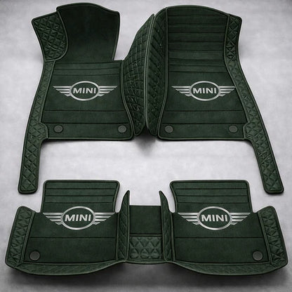 Prémium autószőnyegek PVC és műbőr kivitelben, minden időjáráshoz, vízálló kialakítással – komplett első és hátsó szett