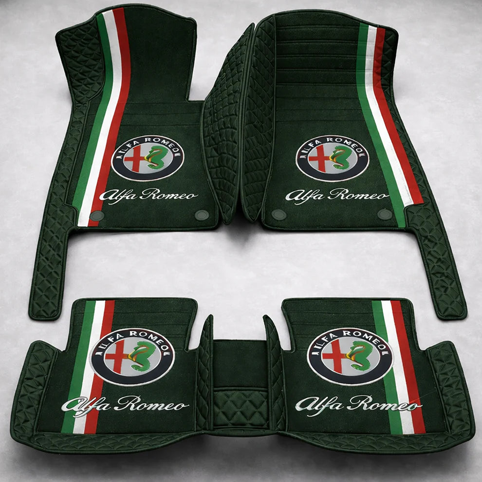 Prémium autószőnyegek PVC és műbőr kivitelben, minden időjáráshoz, vízálló kialakítással – komplett első és hátsó szett