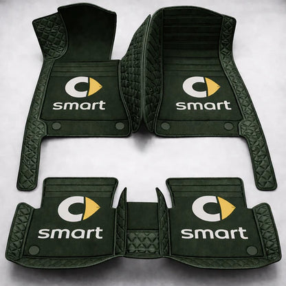 Prémium autószőnyegek PVC és műbőr kivitelben, minden időjáráshoz, vízálló kialakítással – komplett első és hátsó szett