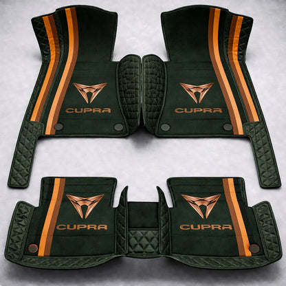 Prémium autószőnyegek PVC és műbőr kivitelben, minden időjáráshoz, vízálló kialakítással – komplett első és hátsó szett