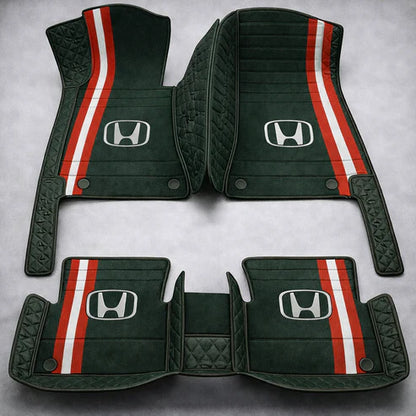 Prémium autószőnyegek PVC és műbőr kivitelben, minden időjáráshoz, vízálló kialakítással – komplett első és hátsó szett