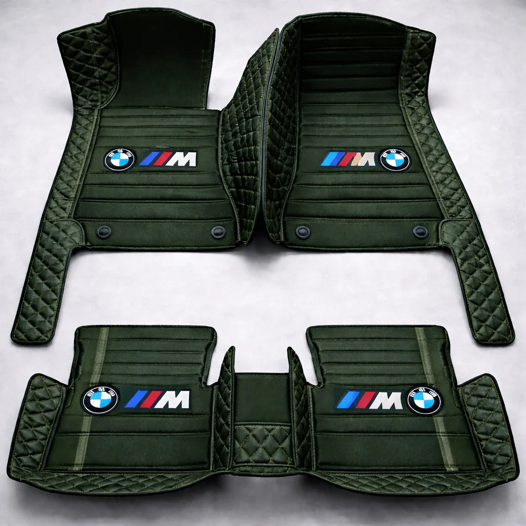 Prémium autószőnyegek PVC és műbőr kivitelben, minden időjáráshoz, vízálló kialakítással – komplett első és hátsó szett