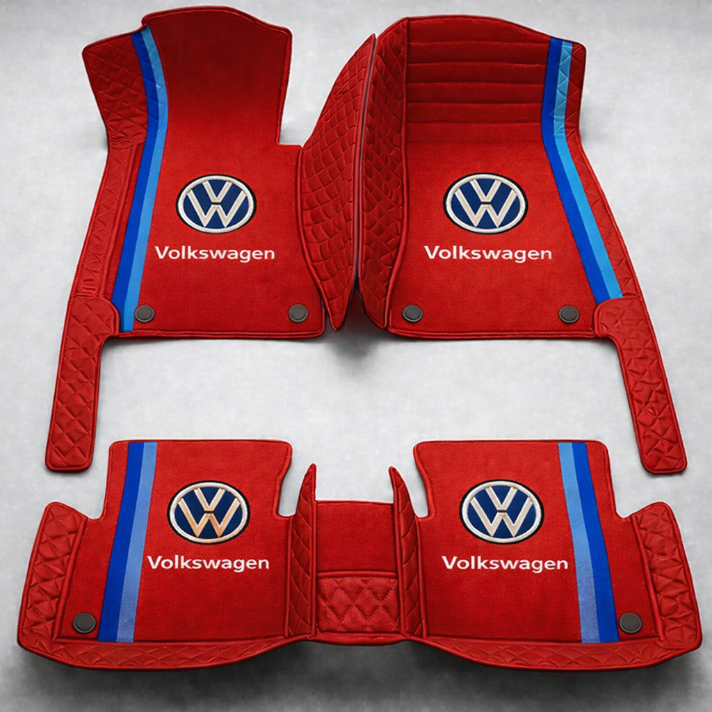 Prémium autószőnyegek PVC és műbőr kivitelben, minden időjáráshoz, vízálló kialakítással – komplett első és hátsó szett