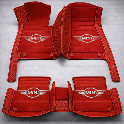 Prémium autószőnyegek PVC és műbőr kivitelben, minden időjáráshoz, vízálló kialakítással – komplett első és hátsó szett