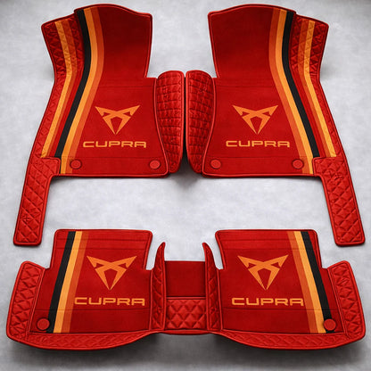 Prémium autószőnyegek PVC és műbőr kivitelben, minden időjáráshoz, vízálló kialakítással – komplett első és hátsó szett